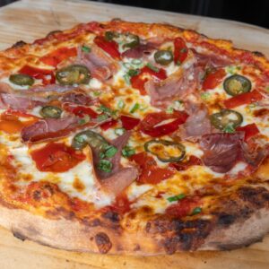 Spicy Prosciutto Pizza