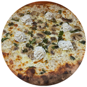 Pizza Bianca with Basil