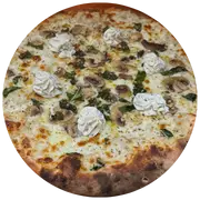 Pizza Bianca with Basil